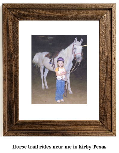 horse trail rides near me in Kirby, Texas